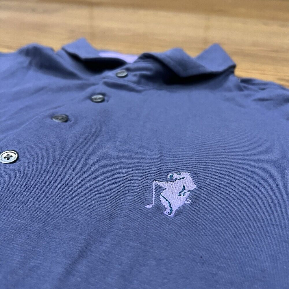Greyson Polo Shirt Size XXL Blue Long Sleeve Stretch Performance Golf
